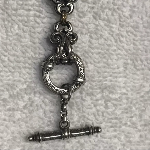 💯 KONSTANTINO SILVER&GOKD LINK BRACELET - Picture 5 of 6