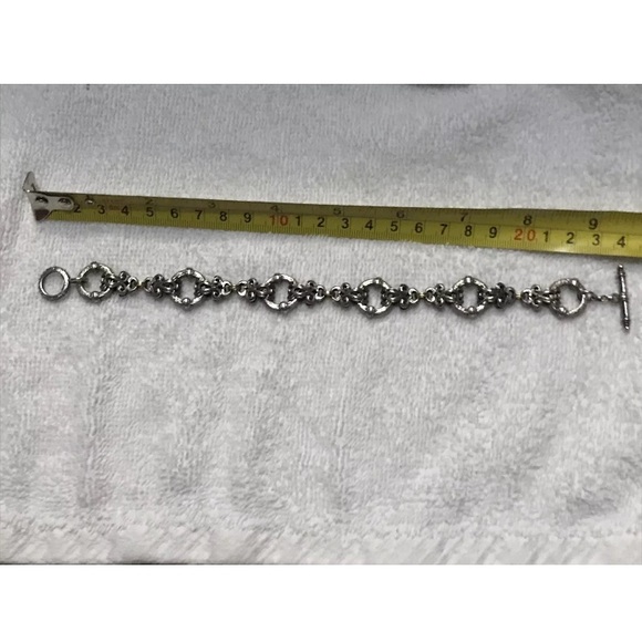 💯 KONSTANTINO SILVER&GOKD LINK BRACELET - Picture 6 of 6