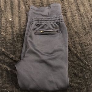 Dark blue superstar sweatpants