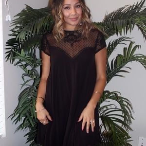 Kimchi Blue Black Lace Dress