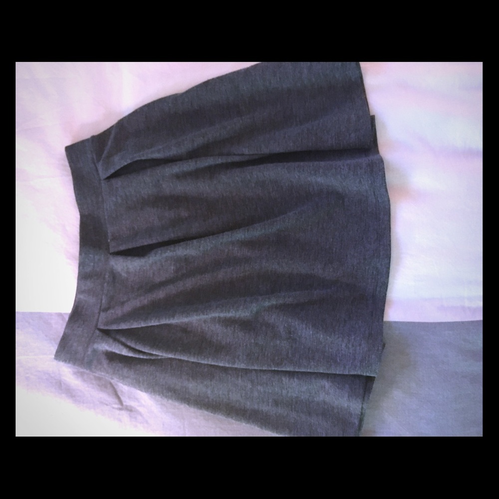 Gray skater skirt