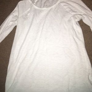 Plain white long sleeve