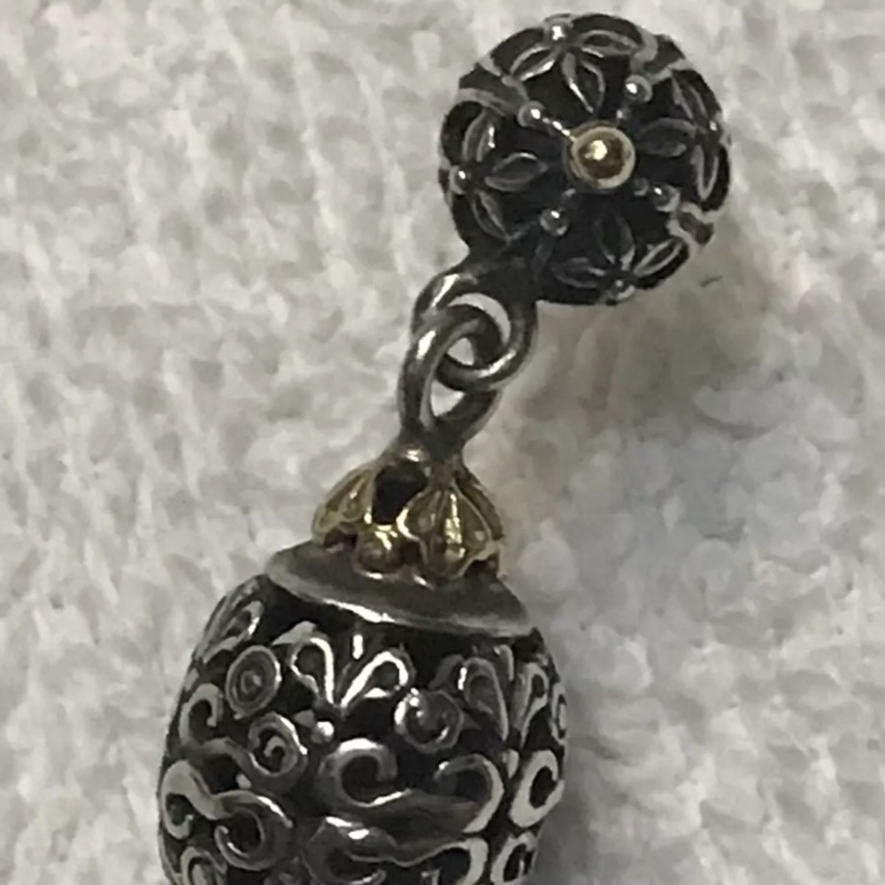 AUTHENTIC Konstantino Earrings with Gold Details - Picture 4 of 6