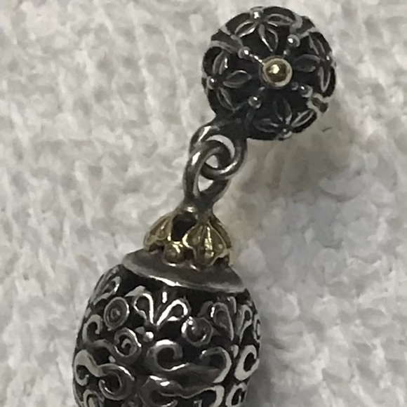 AUTHENTIC Konstantino Earrings with Gold Details - Picture 4 of 6