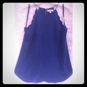 Bright Electric blue halter Tank