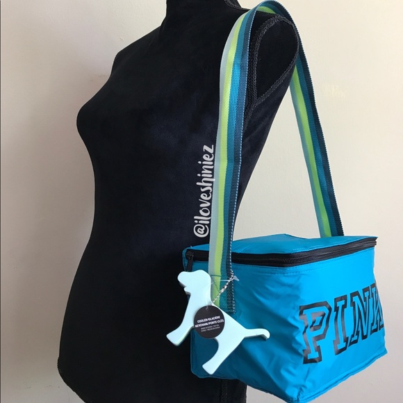 •Victoria's Secret PINK• Mini Cooler With Keychain - Picture 2 of 4
