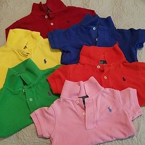 SOLD 🚫🚫 (6) 12m Ralph Lauren Polo Shirts