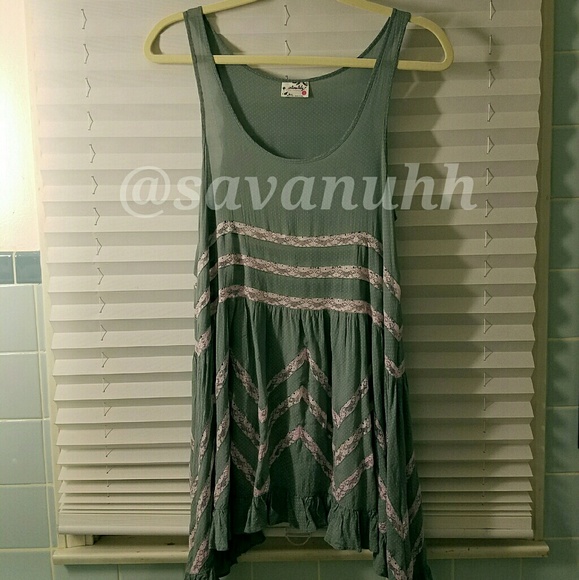 FP Hazy Teal Trapeze Slip - Picture 3 of 4
