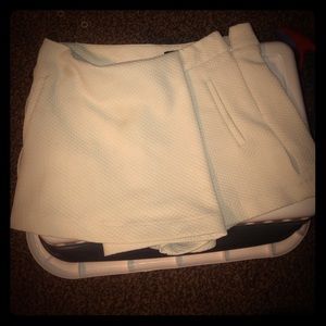White forever 21 Scort skirt + shorts