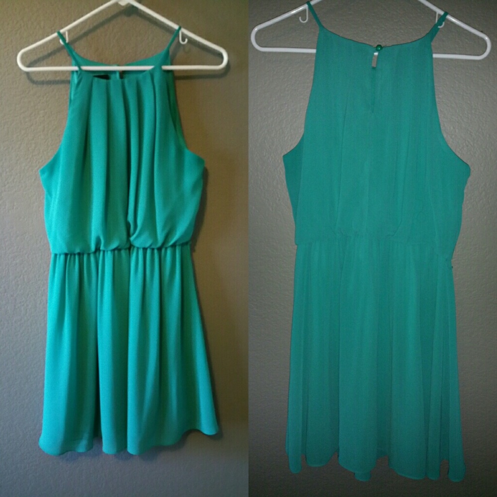 Teal dress