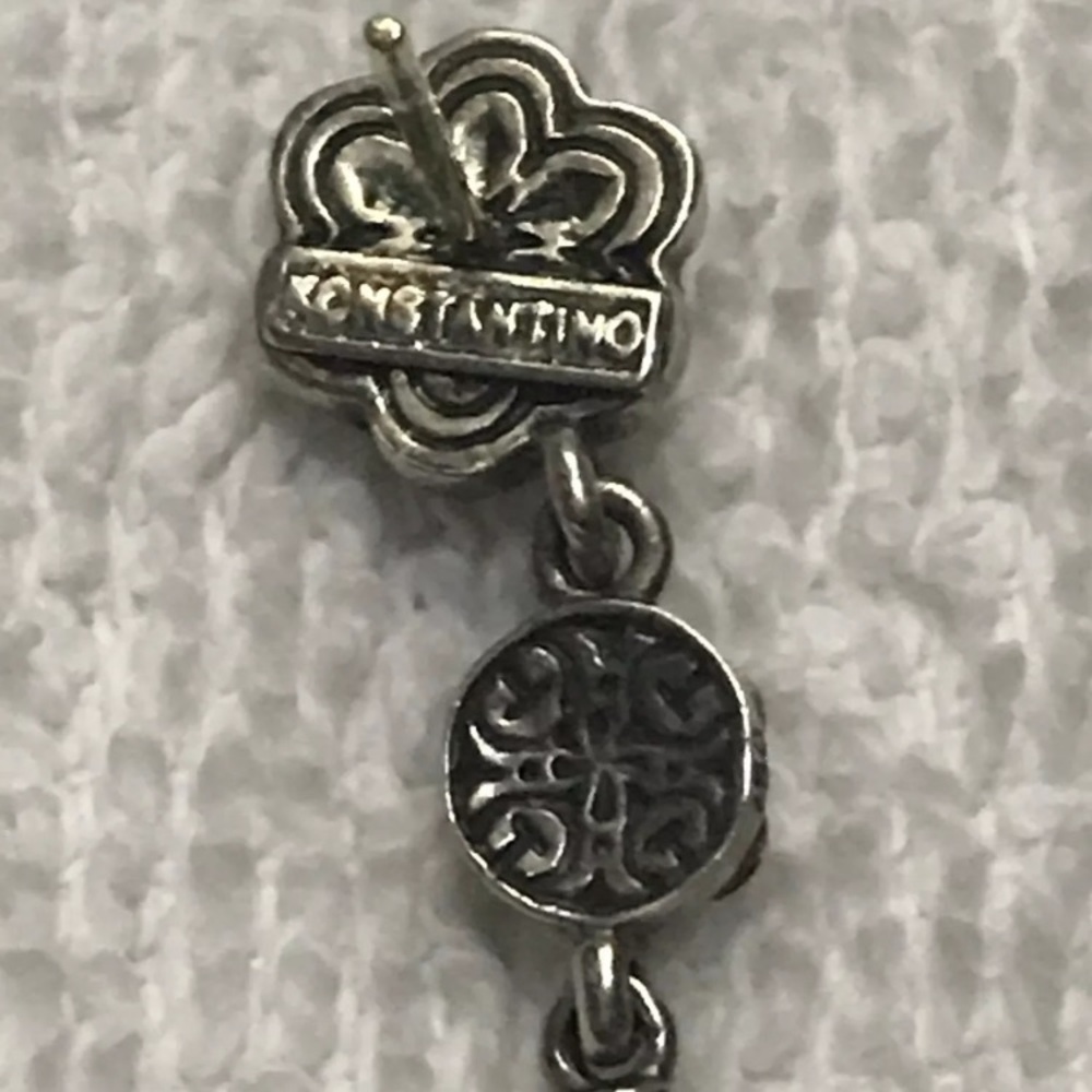 AUTHENTIC Konstantino Earrings with Blue Stone - Picture 4 of 6