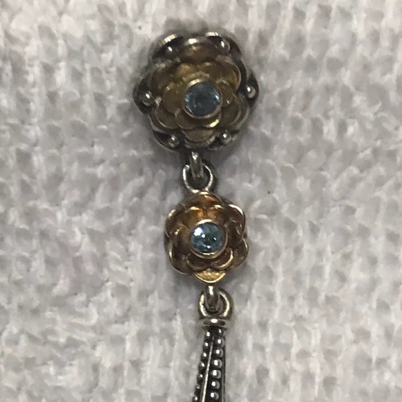 AUTHENTIC Konstantino Earrings with Blue Stone - Picture 2 of 6