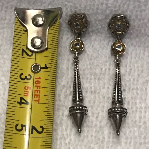 AUTHENTIC Konstantino Earrings with Blue Stone - Picture 6 of 6