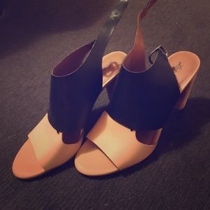 Lucky brand block heel booties