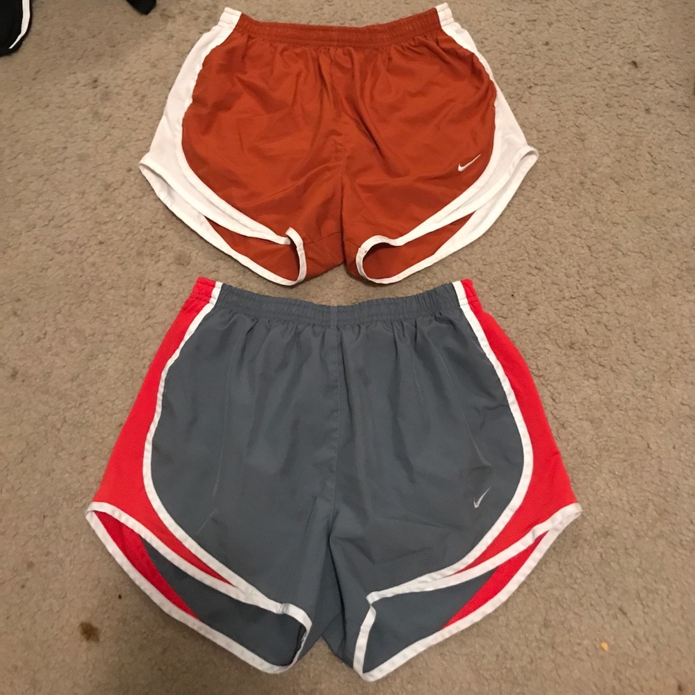 2 pairs of Nike running shorts