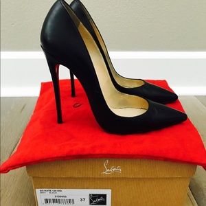 Christian Louboutin So Kate's Black Leather