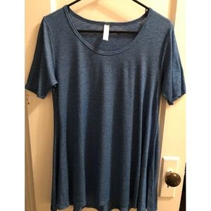 XS Heather Blue LuLaRoe Perfect Tee