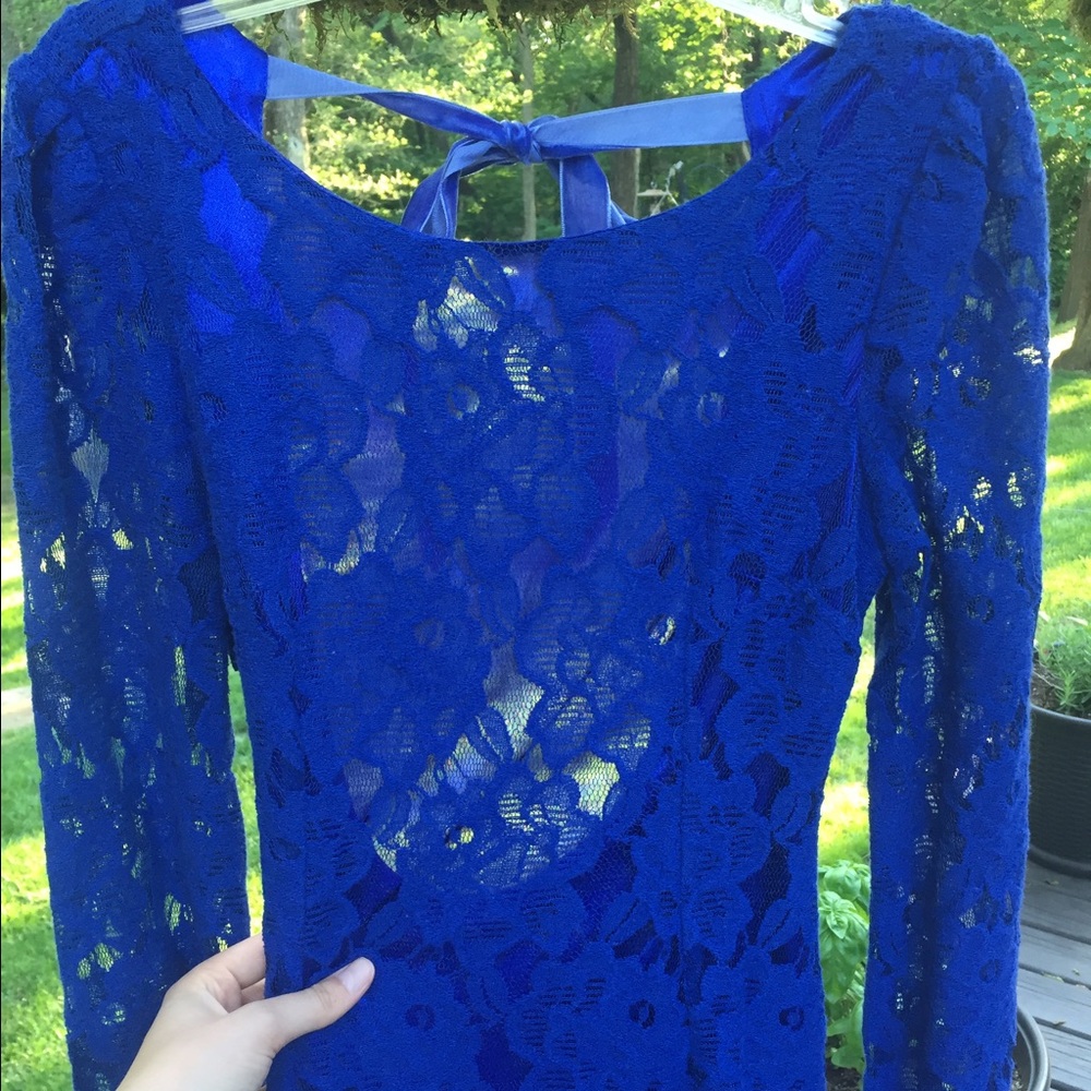 Miss Me open back, lace dress SIZE XS