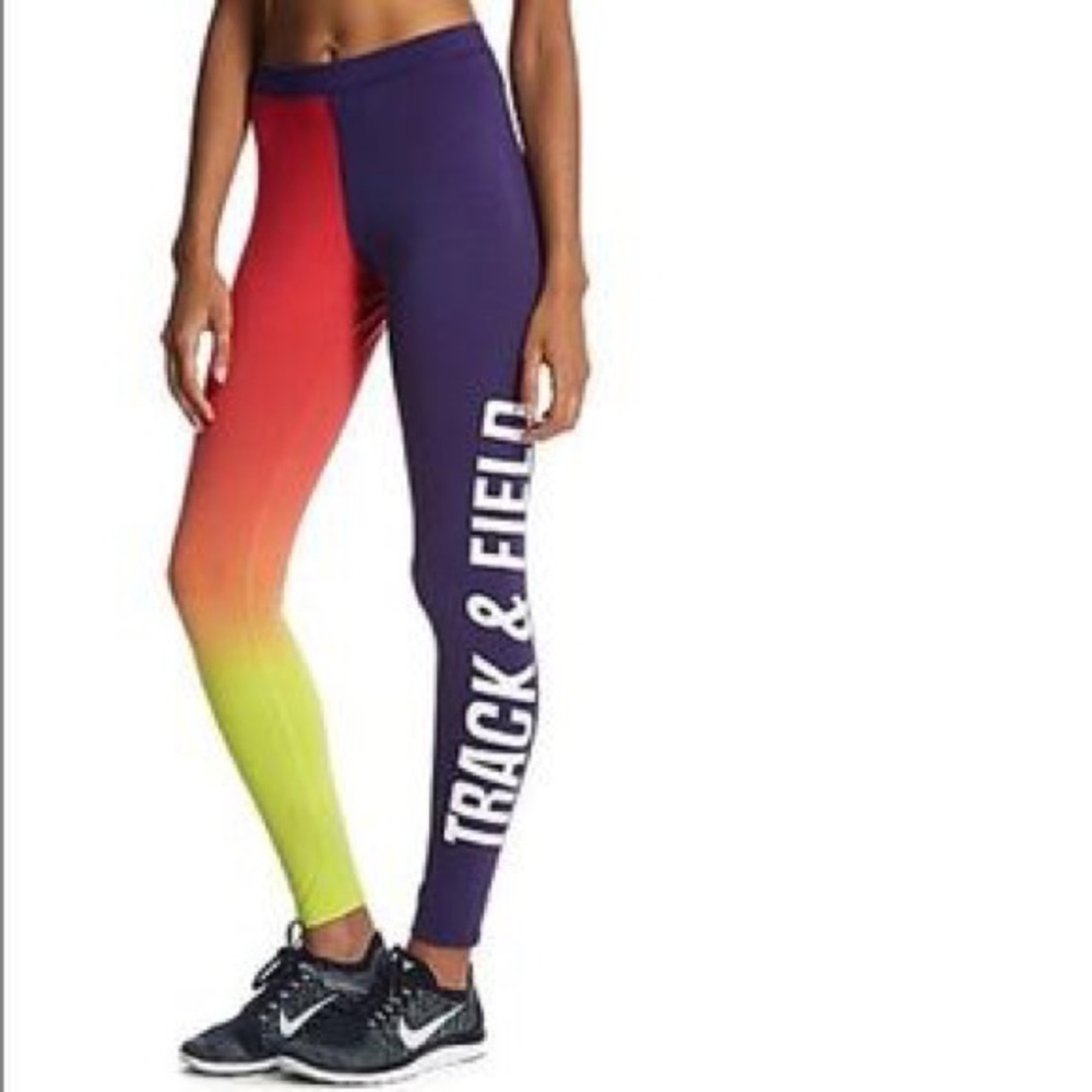 Rare Rainbow Nike Track & Field Leggings