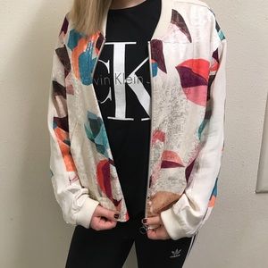 Anthropologie Geo Bomber Jacket