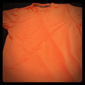 Orange Nike Dri-Fit Shirt