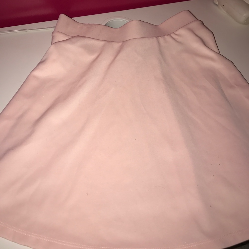 Pale Pink Skater Skirt