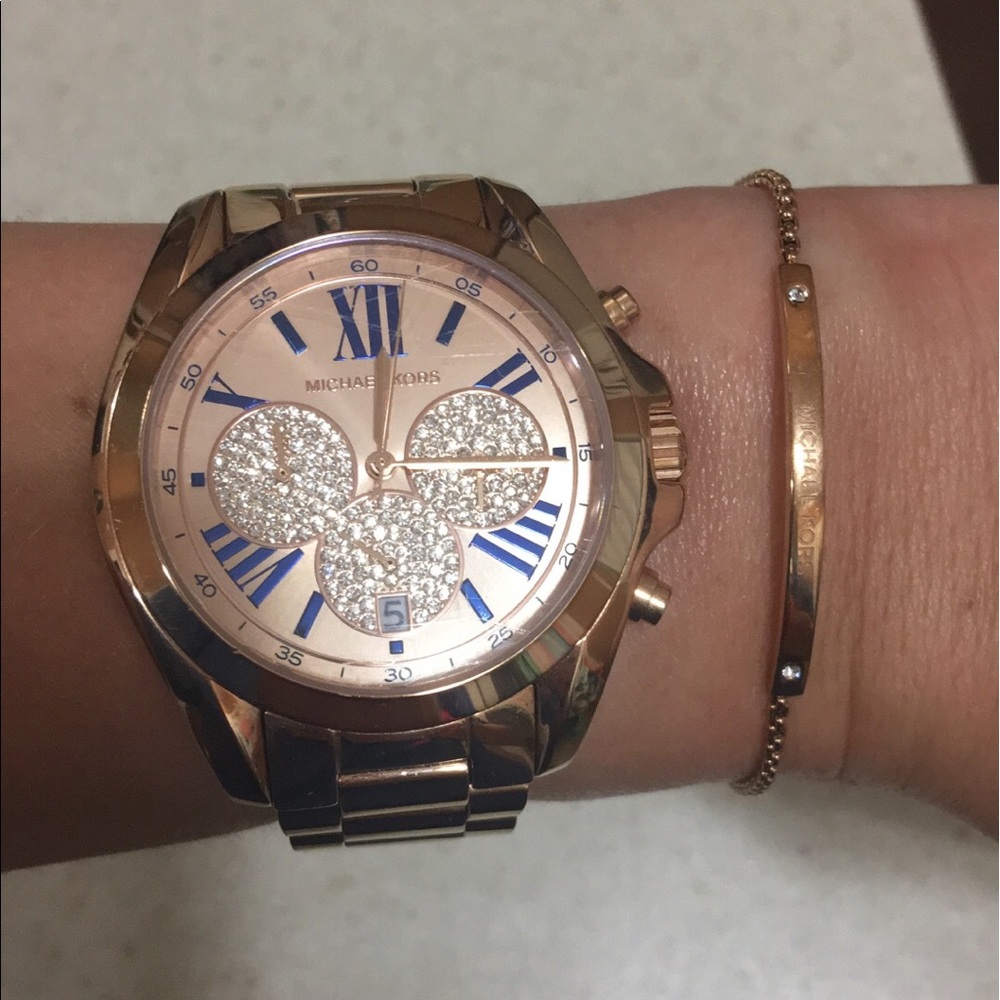 Authentic MK watch & bracelet set