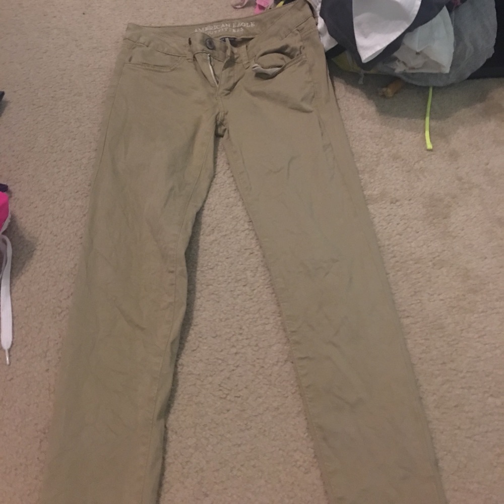 Tan jeans