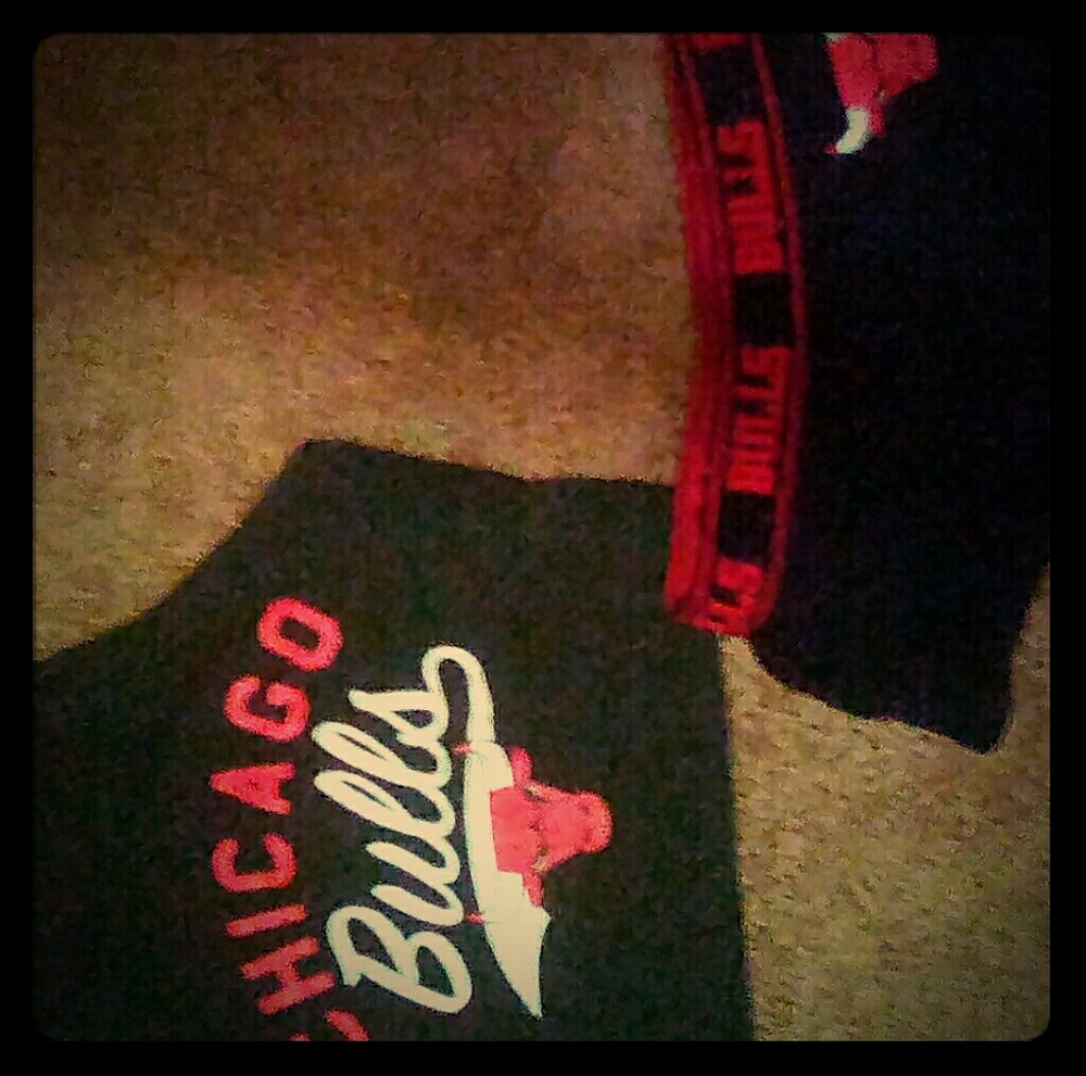 Chicago Bulls Crop Top & Chicago Bulls Boy shorts