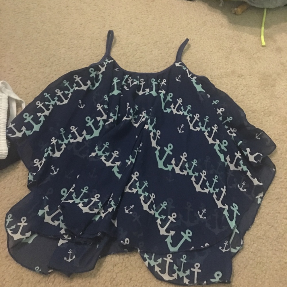 Anchor crop top