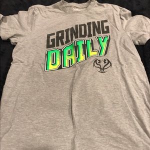Grey Under Armour Baksetball T-Shirt
