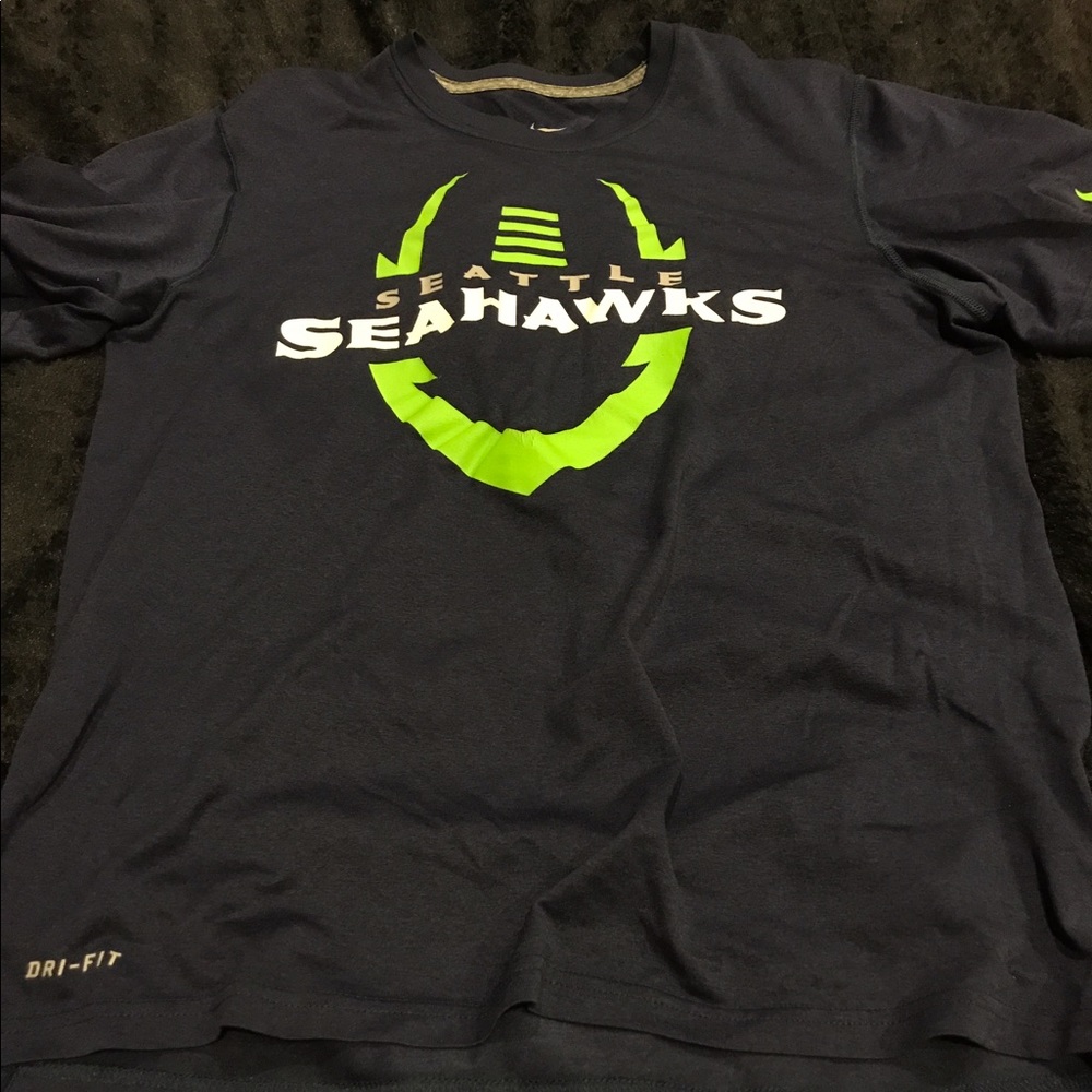 Seattle Seahawks Blue Dri-Fit T-Shirt