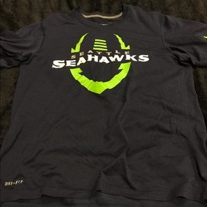 Seattle Seahawks Blue Dri-Fit T-Shirt