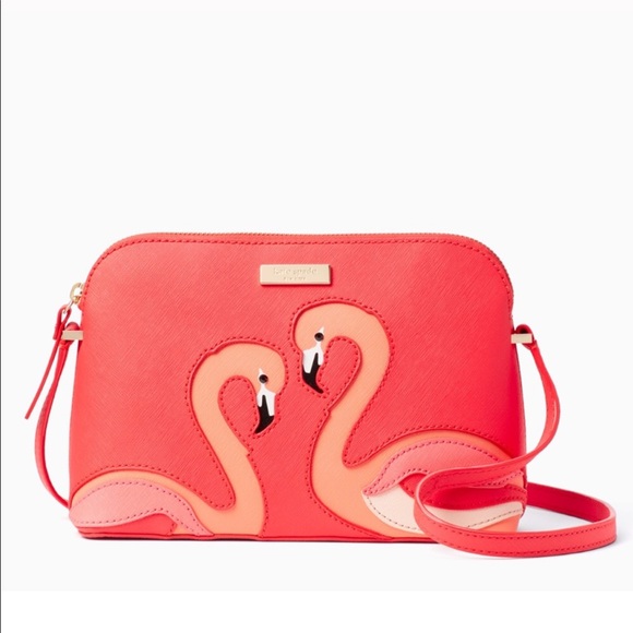 **SOLD ON EBAY**$228 NWT KATE SPADE FLAMINGO HANNA - Picture 2 of 3