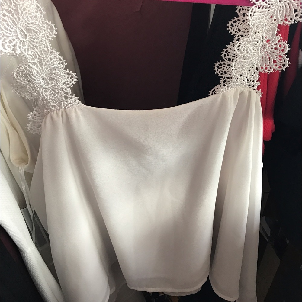 Lace sleeve Blouse