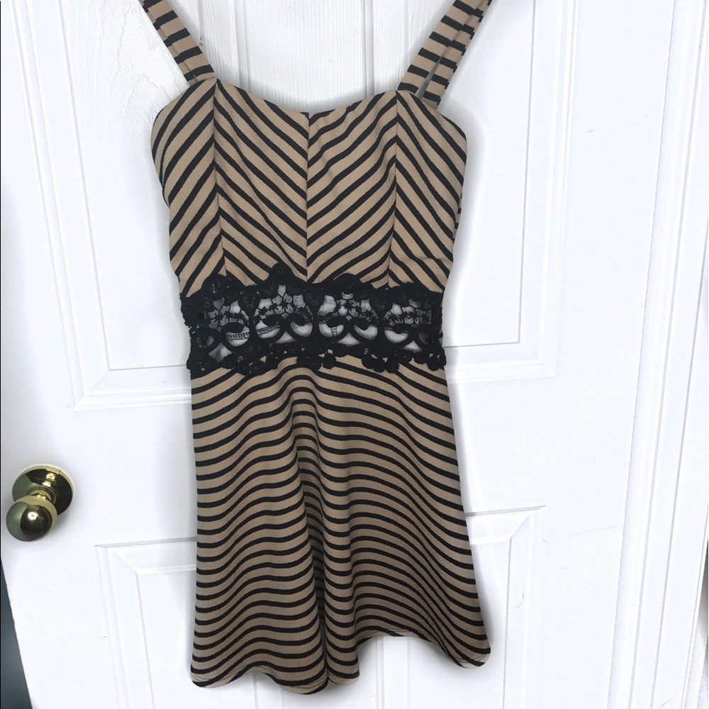 NEVER been worn, black dress