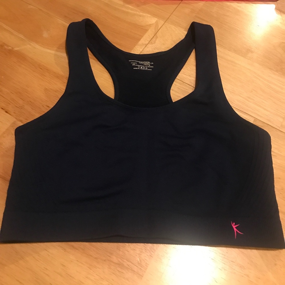 Danskin navy sports bra NWOT