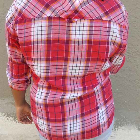 RED FLANNEL SHIRT - Picture 3 of 4