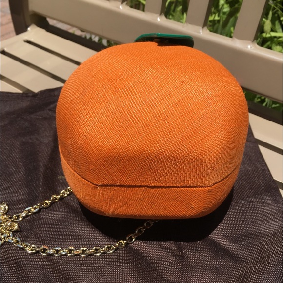 Kate Spade spice things up straw orange crossbody - Picture 4 of 8