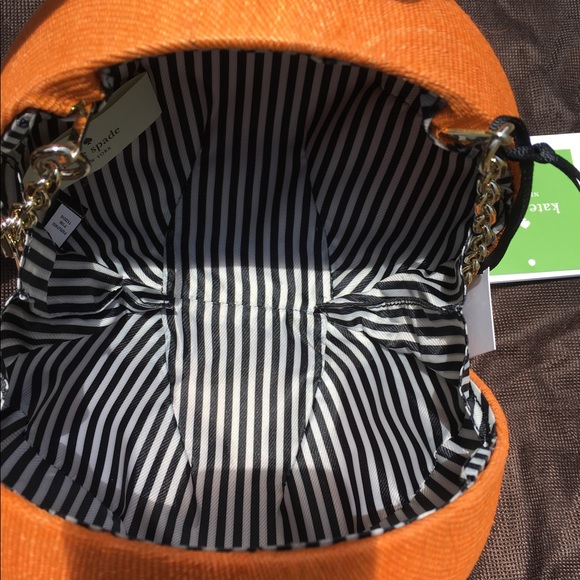 Kate Spade spice things up straw orange crossbody - Picture 7 of 8