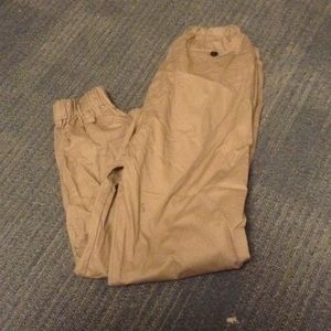 Khaki joggers