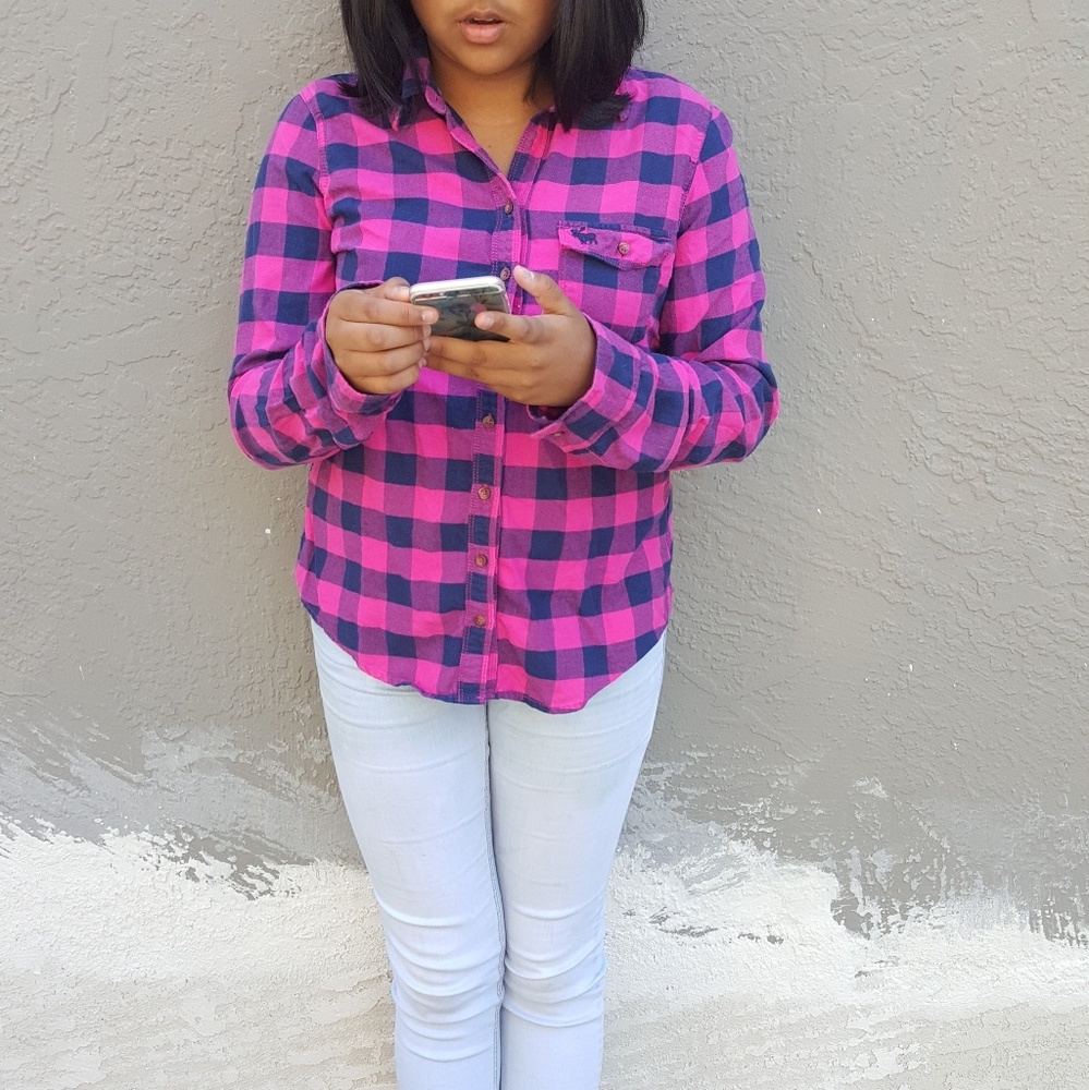 RED AND BLUE FLANNEL