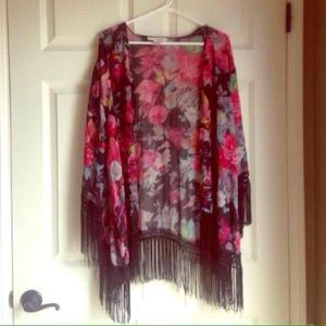 Fringed Kimono