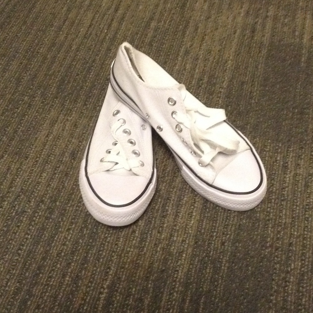 Clean white sneaker