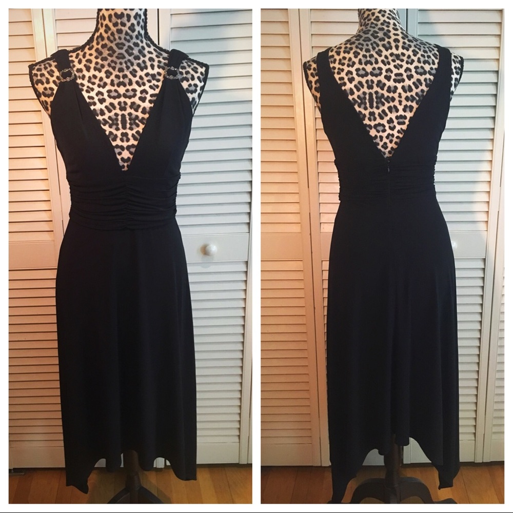 LAUNDRY by SHELLI SEGAL Black Dress