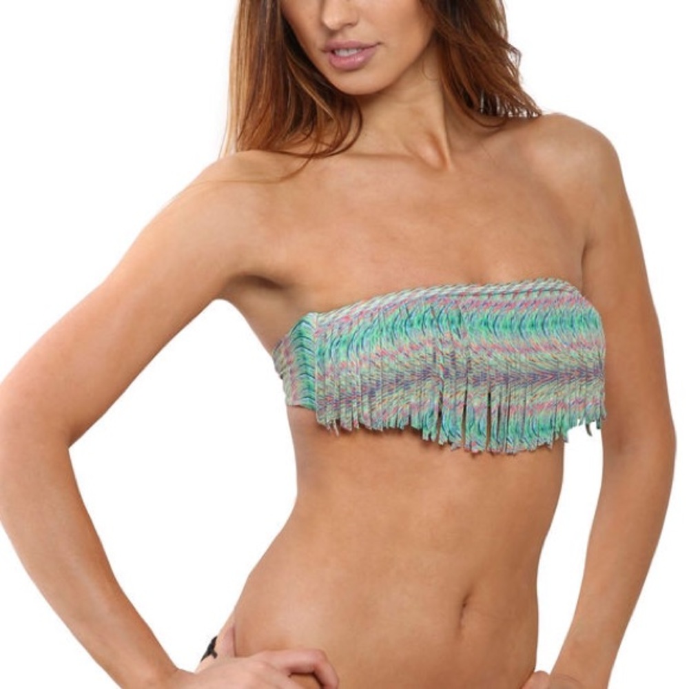L space plumage Dolly fringe Bandeau