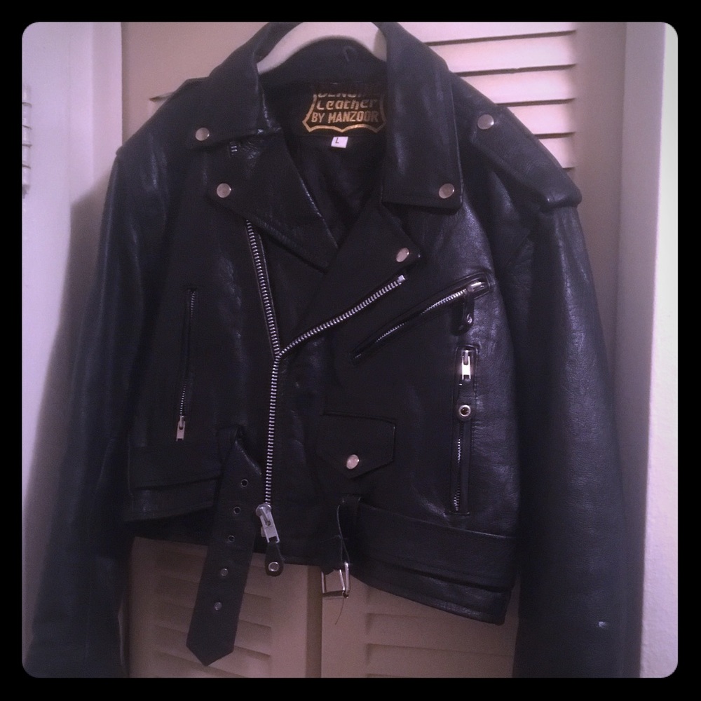 100% Genuine Leather Motorcycle Jacket