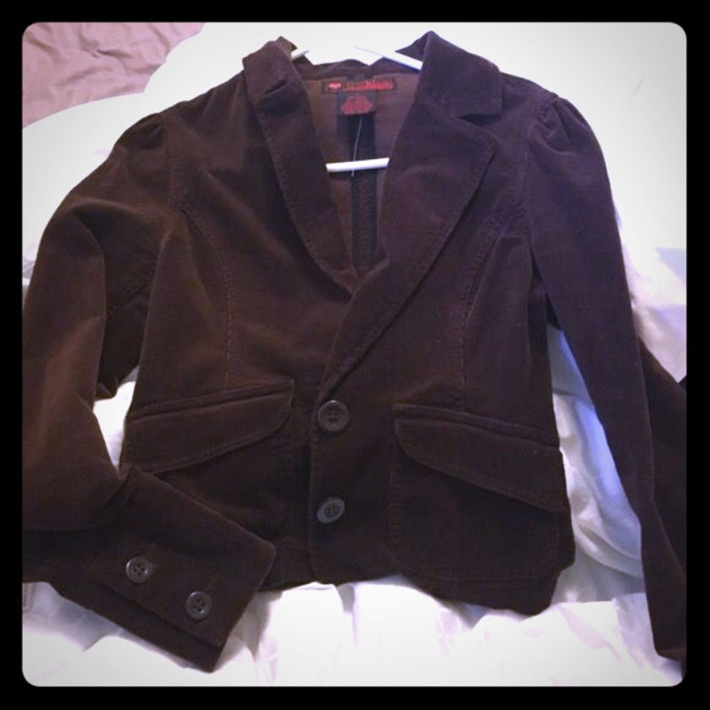 Brown blazer jacket. Worn once. Size small