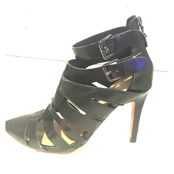 Zara Fashion Black Pointy Heels - Picture 1 of 8