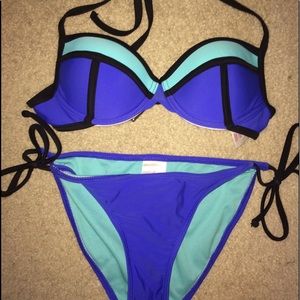 Blue bathing suit